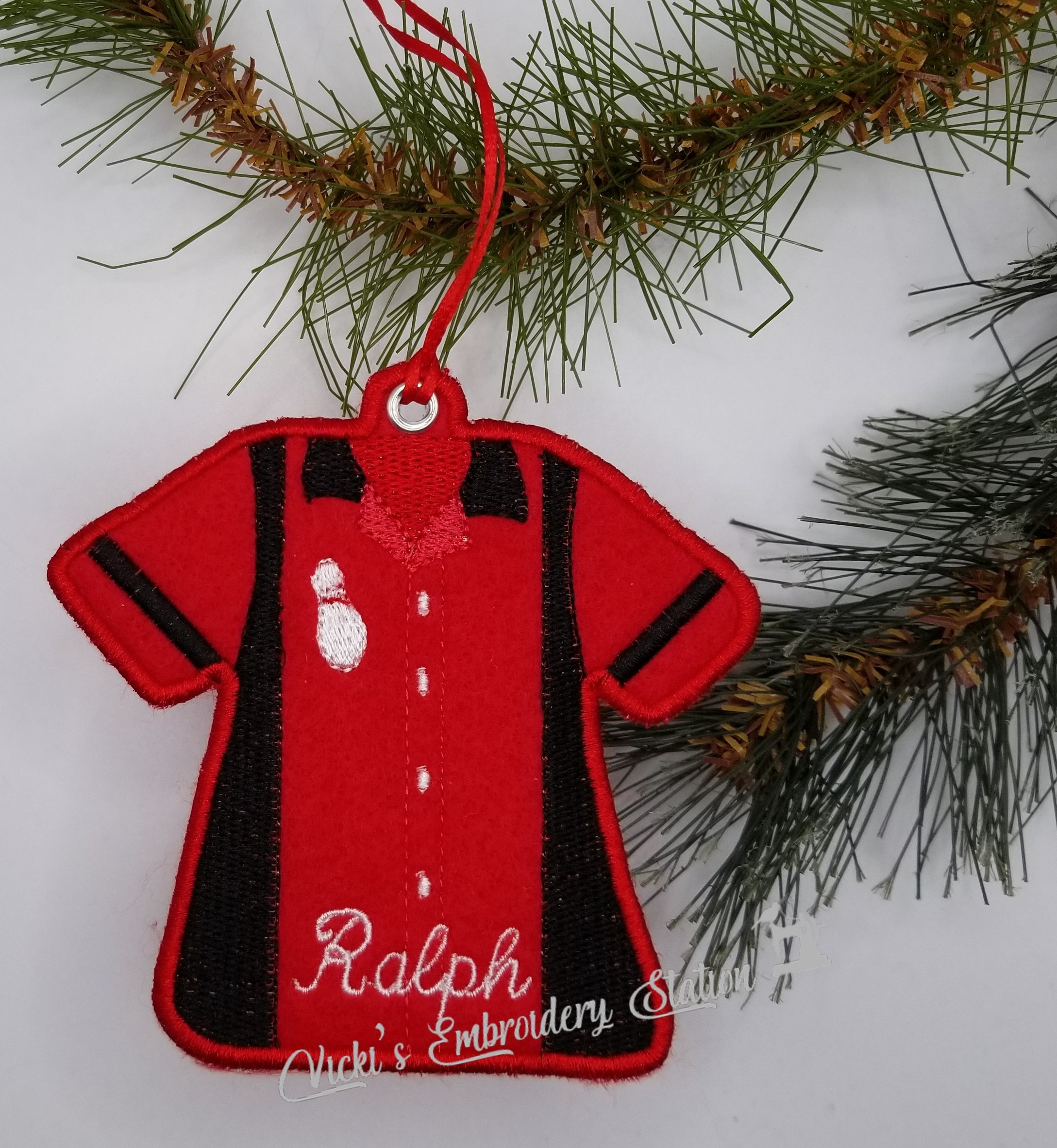 Bowling Shirt Ornament