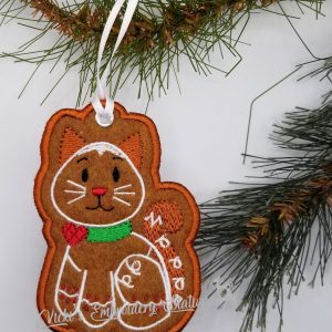 Gingerbread Cat Ornament