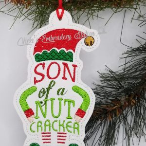 Son of a Nutcracker Ornament Vinyl