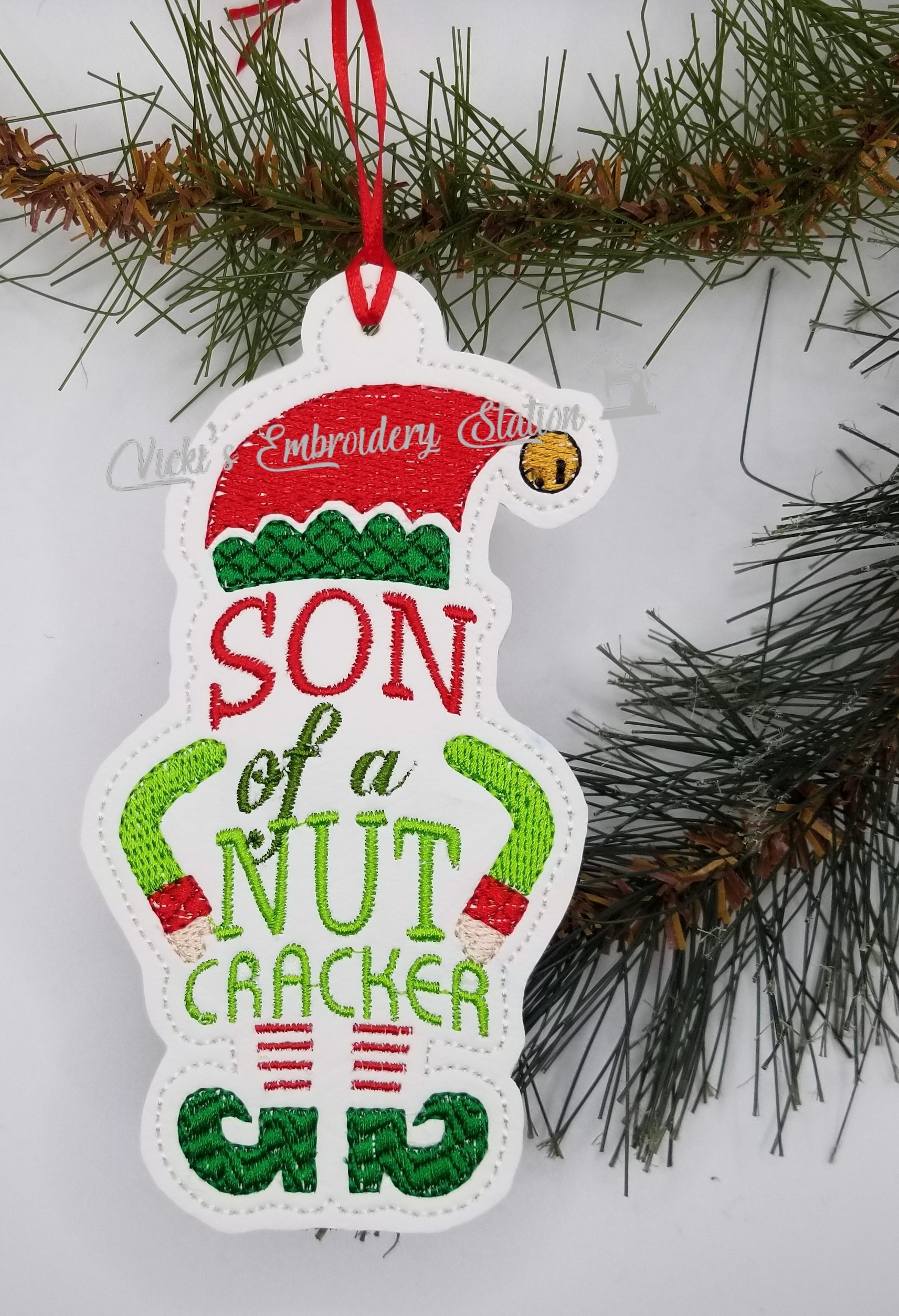 Son of a Nutcracker Ornament Vinyl