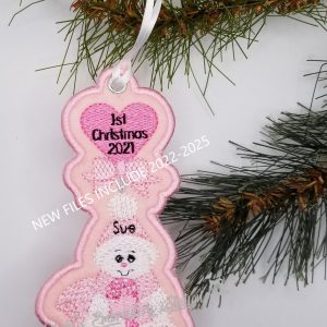 Baby 1st Christmas Ornament Girl