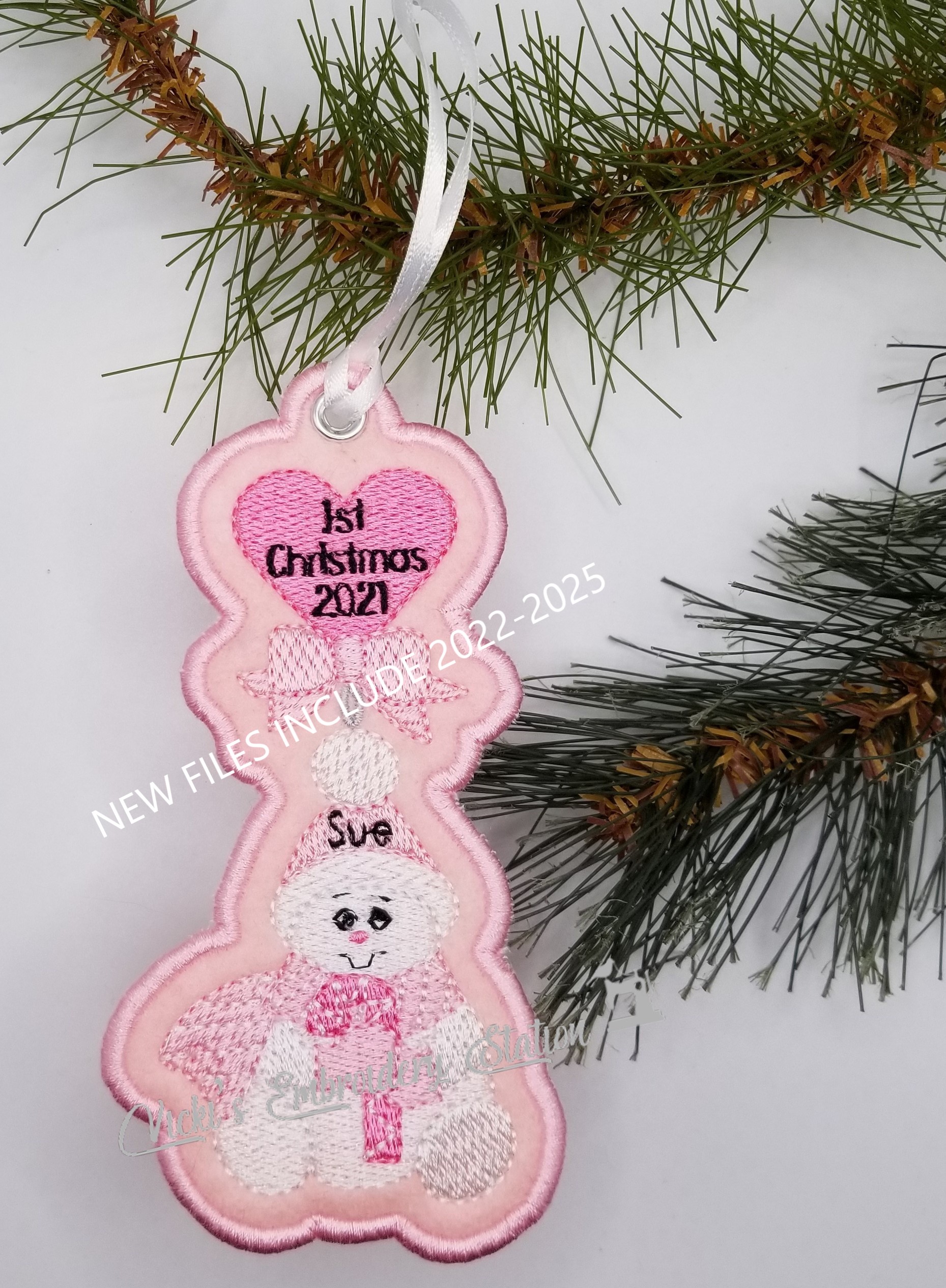 Baby 1st Christmas Ornament Girl