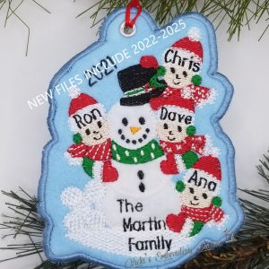 Building a Snowman Ornament 4