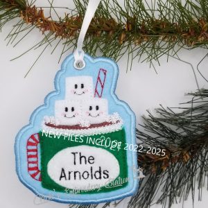 Cocoa Mug Family Ornament 3