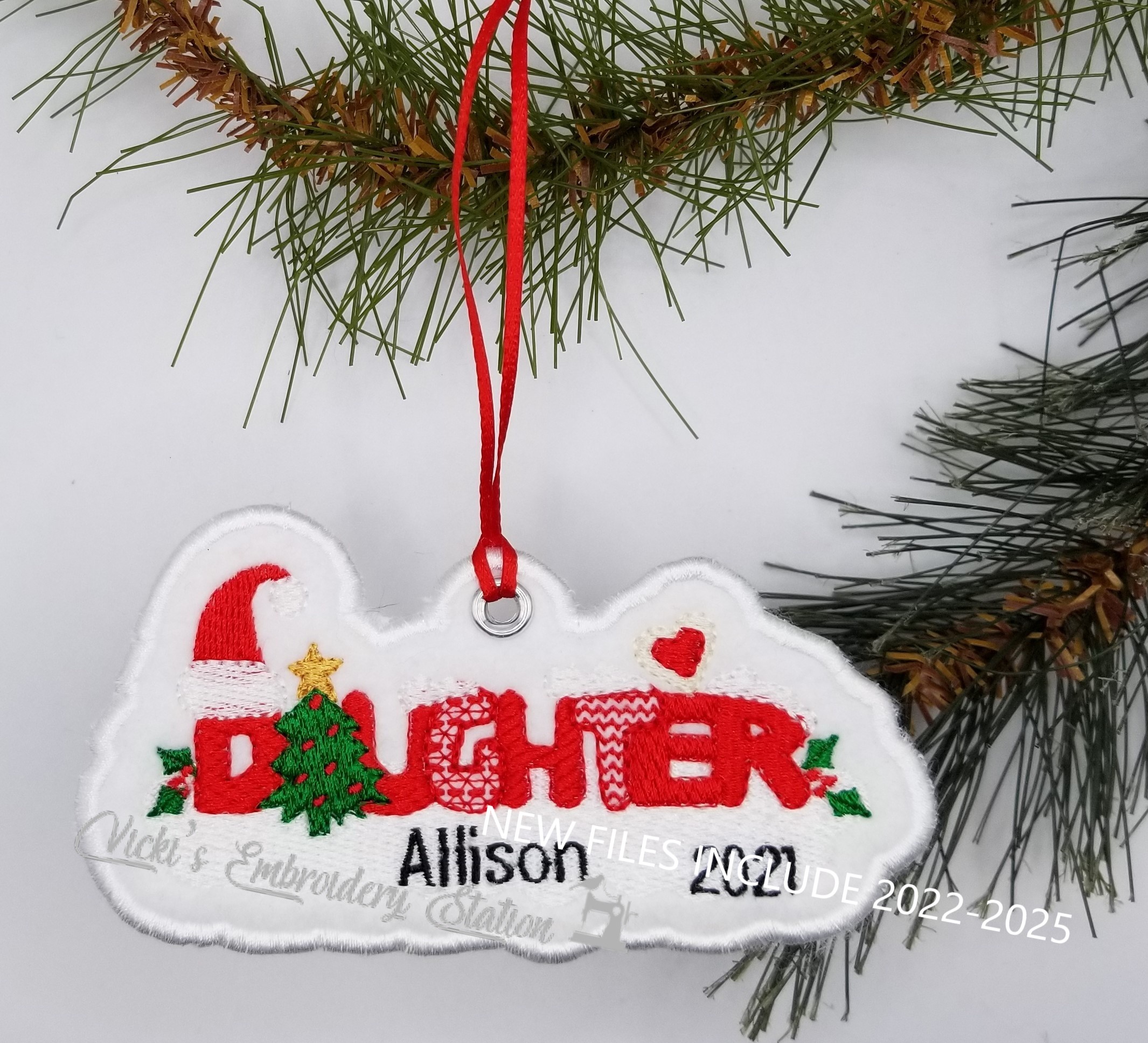 Daughter w/ Tree Ornament