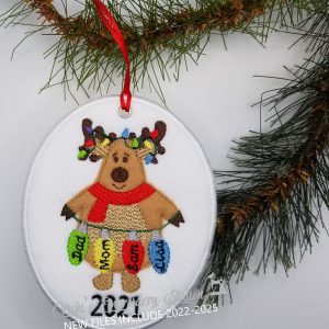 Deer w/Bulbs Family of 4