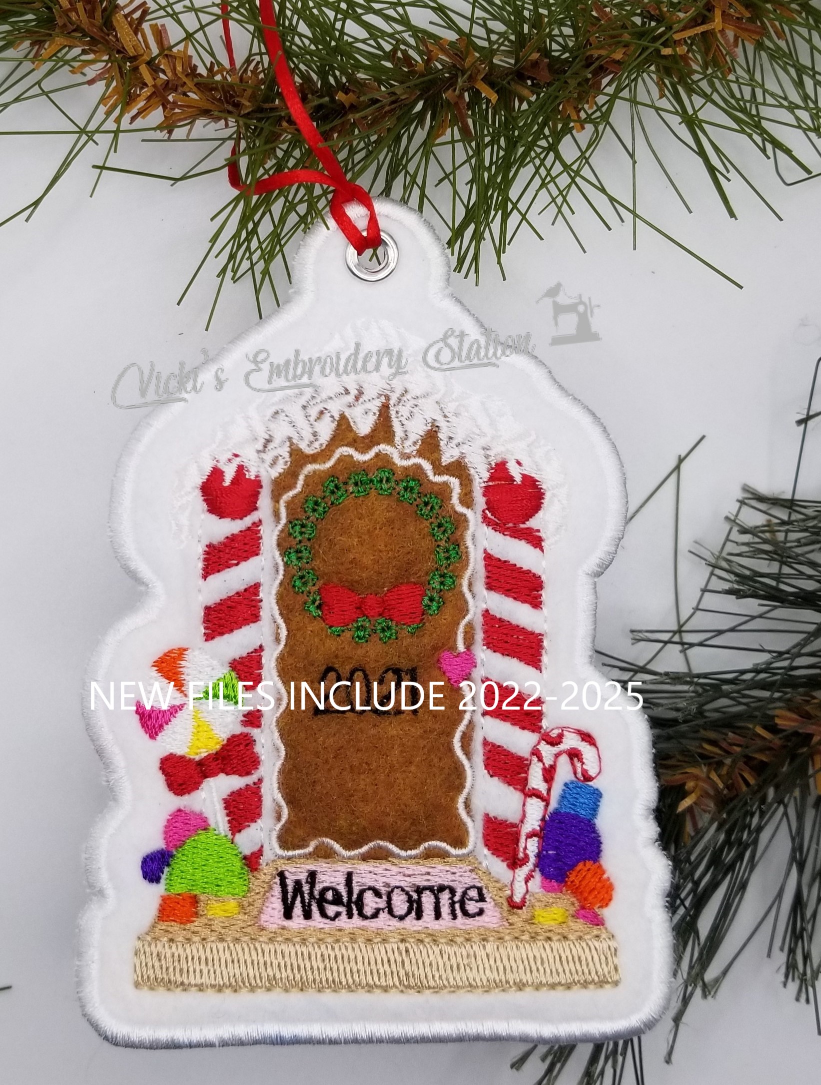 Gingerbread House Door Ornament