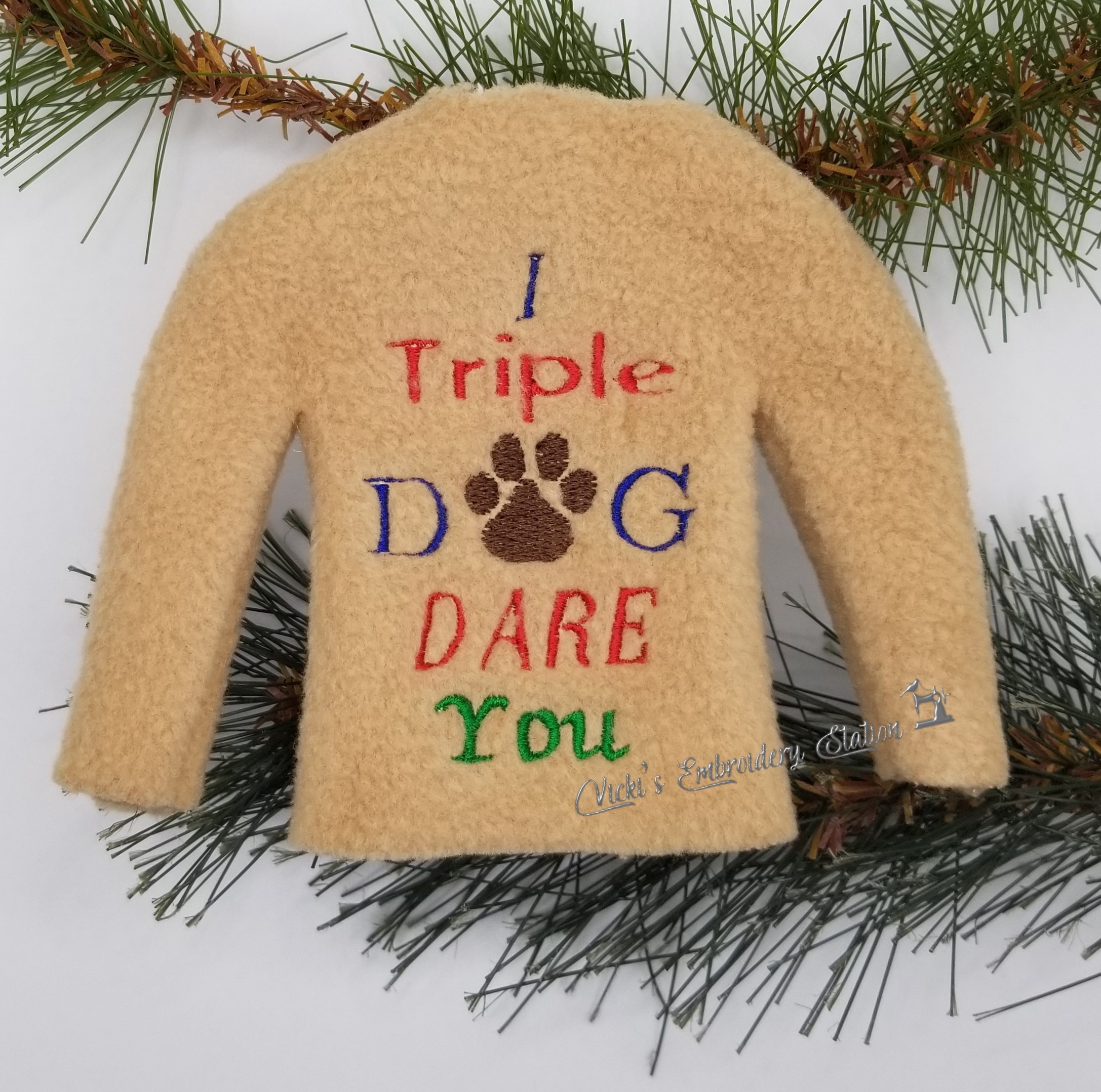 I Triple Dog Dare You Elf Sweater