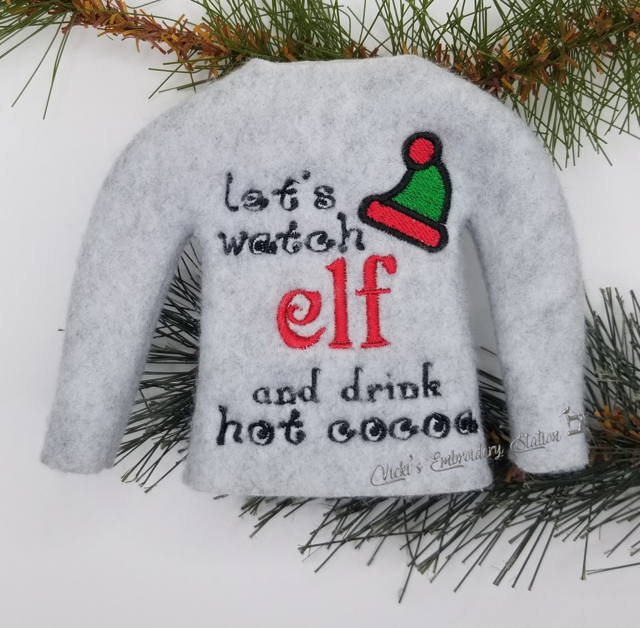 Let's Watch Elf And Drink Hot Cocoa Elf Sweater