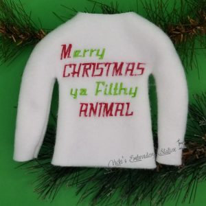 Merry Christmas Ya Filthy Animal Elf Sweater