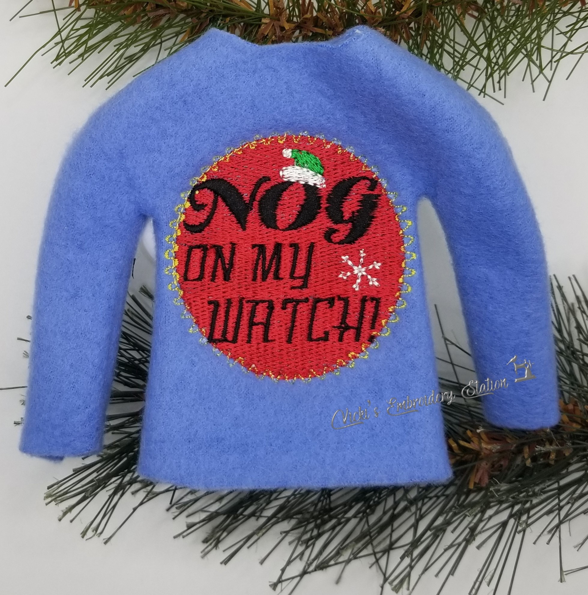 Nog On My Watch Elf Sweater