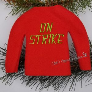 On Strike Elf Sweater