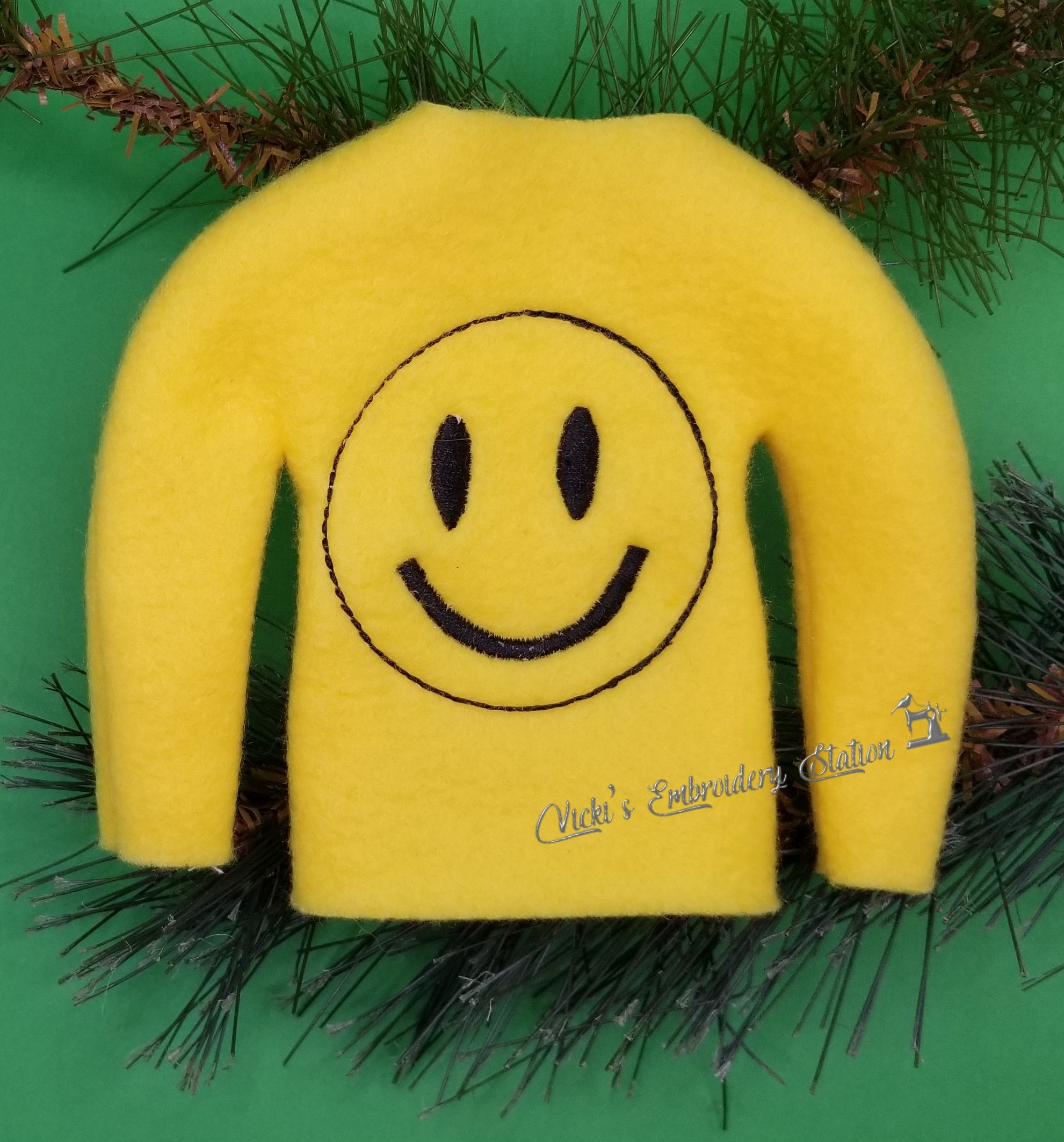 Smiley Face Elf Sweater