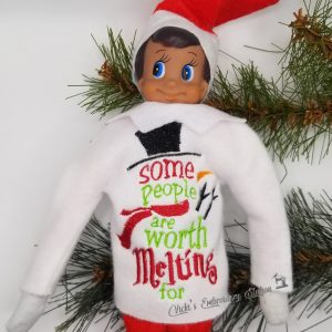 Some People Are Worth Melting For Elf Sweater