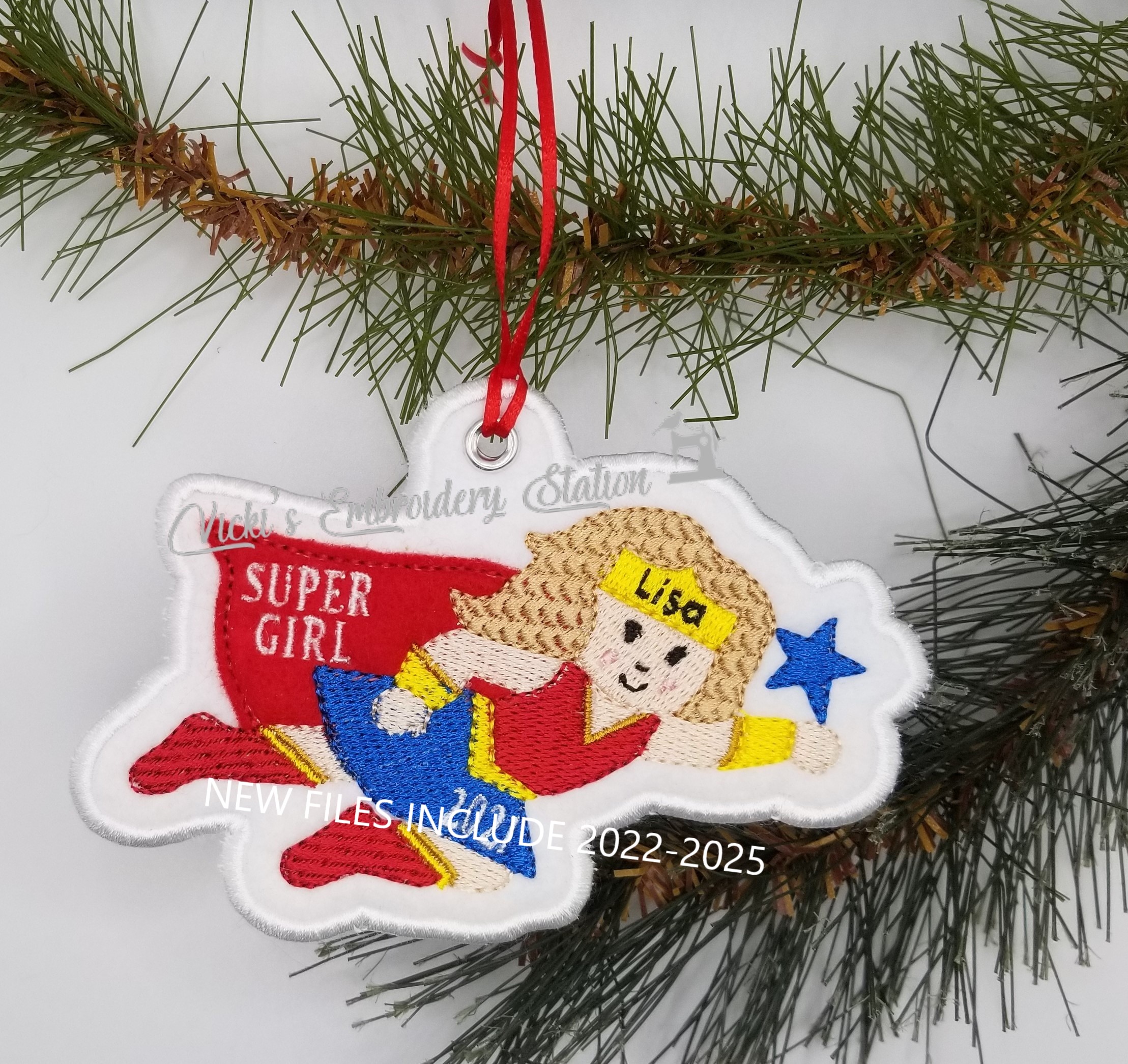 Super Girl Ornament VES
