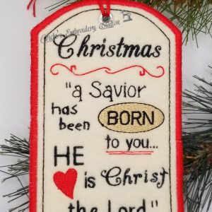 Christmas Christ the Lord Ornament Felt VES