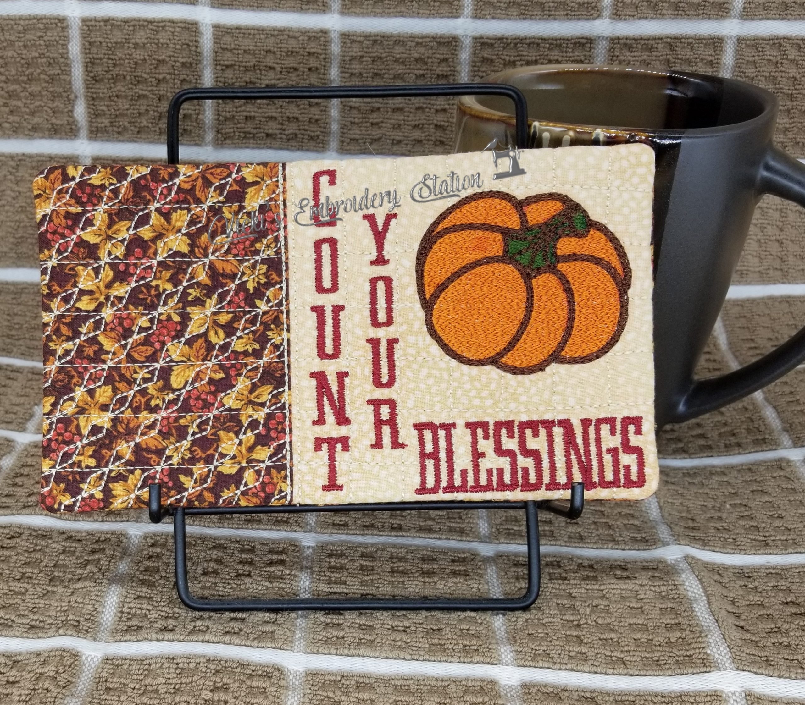 Fall Mug Rug Set VES - Image 5