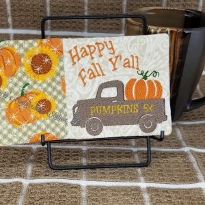 Happy Fall Y'all Mug Rug VES