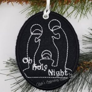 Oh Holy Night Nativity Ornament VES