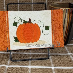 Pumpkin Mug Rug VES