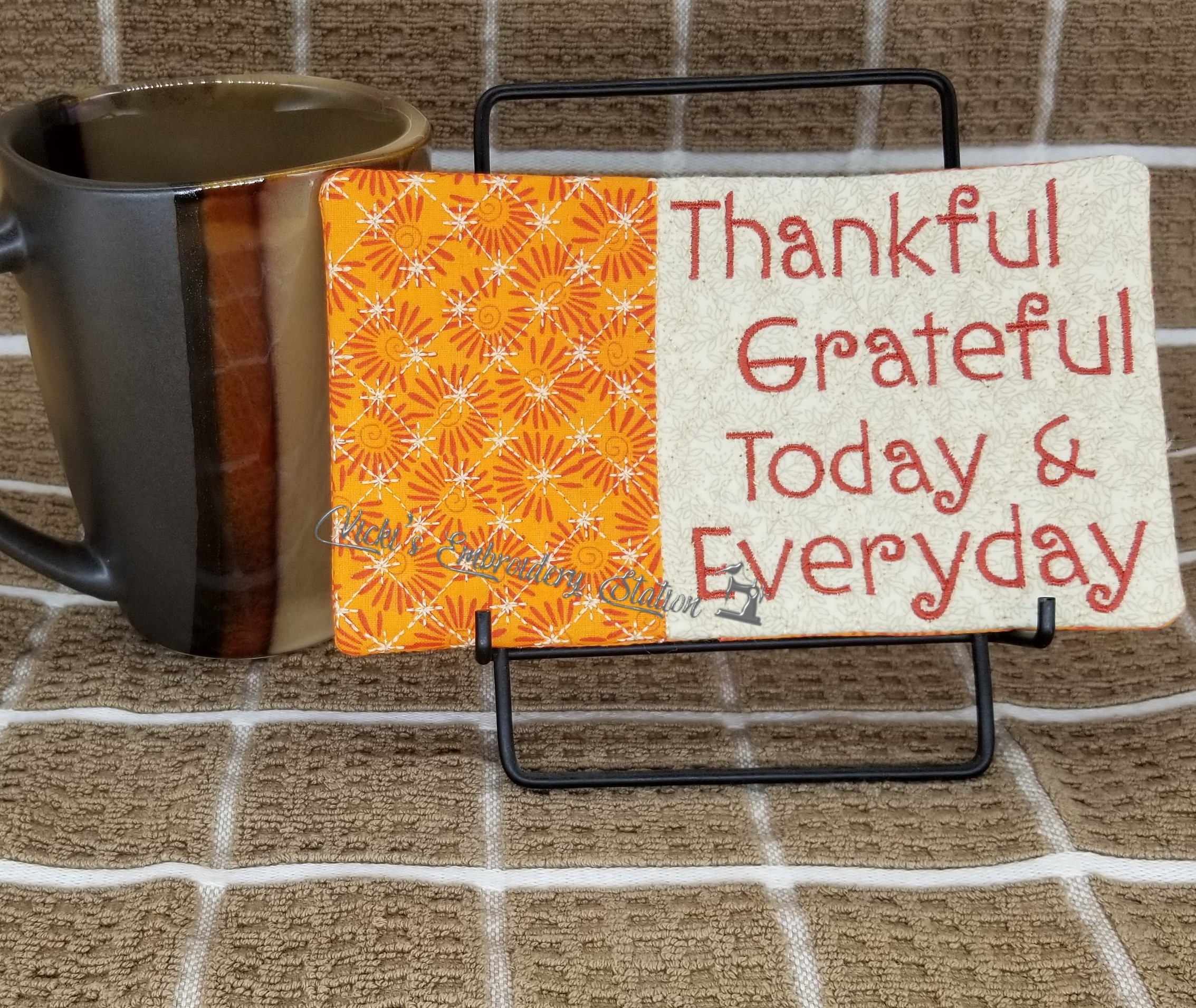 Fall Mug Rug Set VES - Image 4