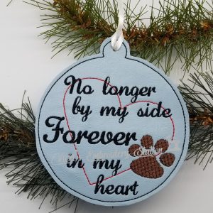 Forever In My Heart DOG Memorial Ornament VES