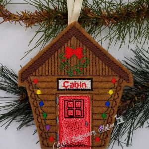 Gingerbread Cabin Ornament VES