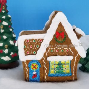 Gingerbread House w/Tree Small VES
