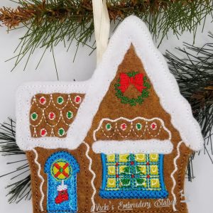 Gingerbread House w/Tree Ornament VES