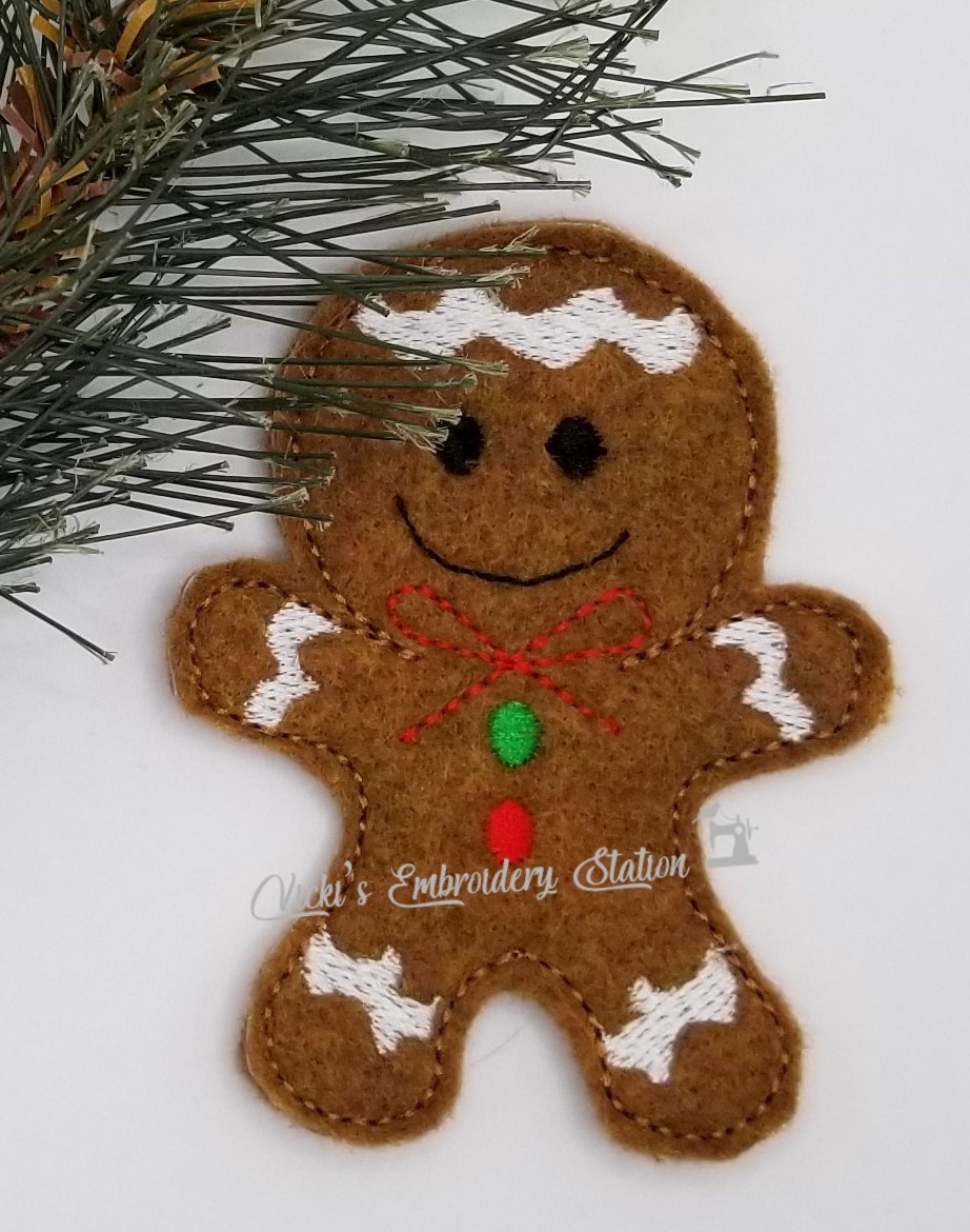 Gingerbread Men Felties 6 PIECE (Grouped) VES - Image 4