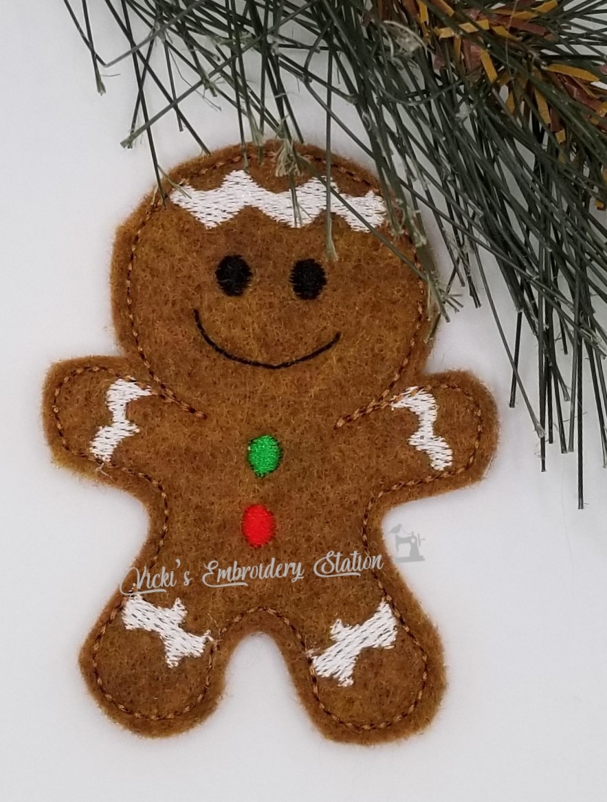 Gingerbread Men Felties 6 PIECE (Grouped) VES - Image 5