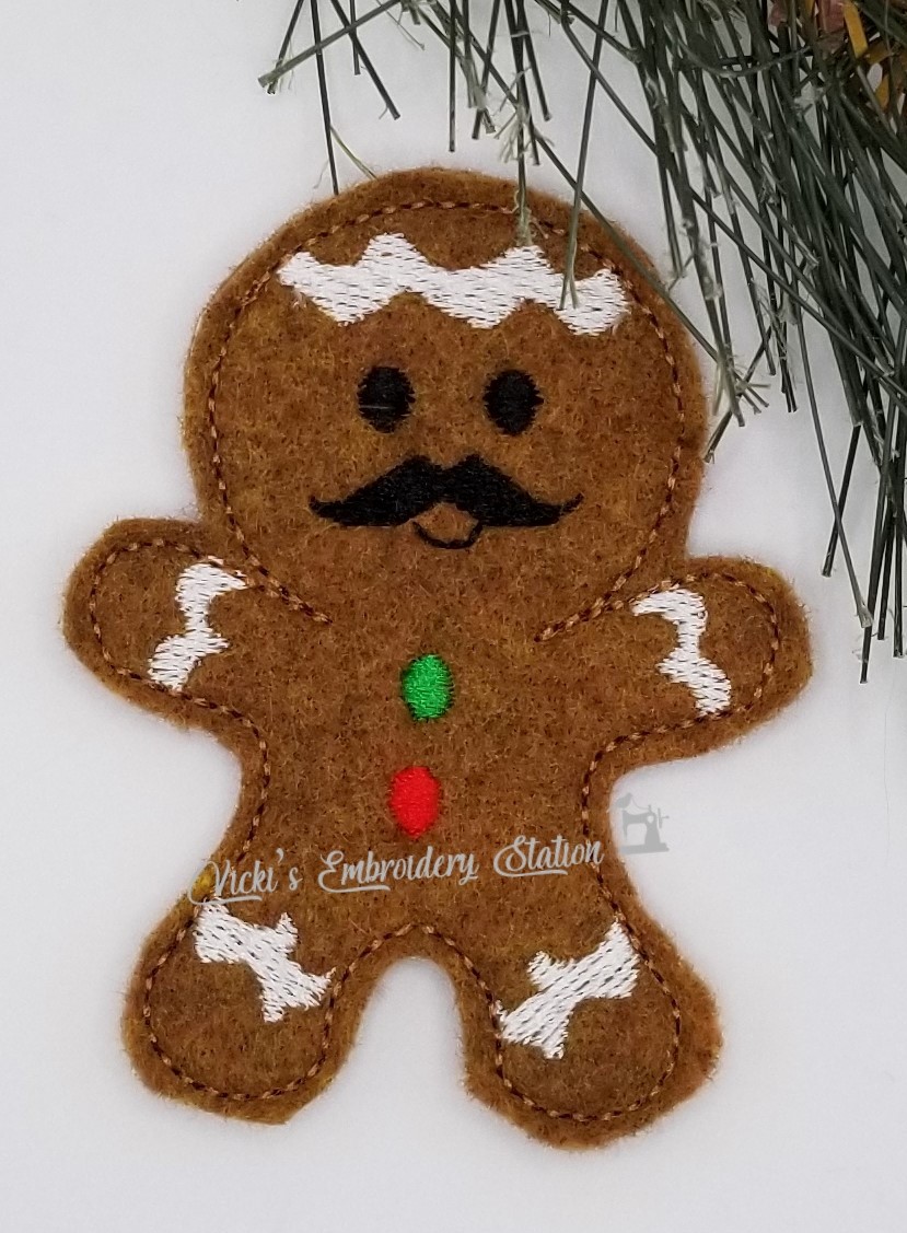 Gingerbread Men Felties 6 PIECE (Grouped) VES - Image 6