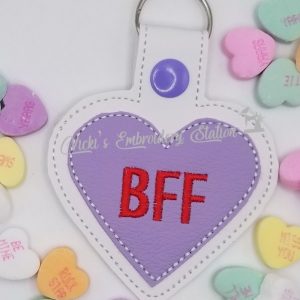 BFF Heart Key Fob VES