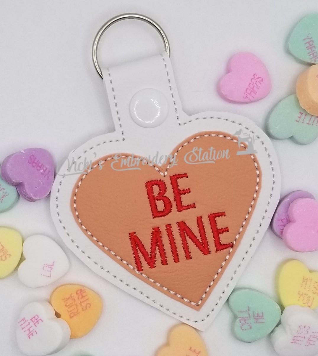 Be Mine Heart Key Fob VES