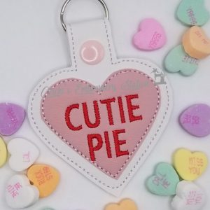 Cutie Pie Heart Key Fob VES