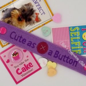 Cute As A Button Valentine Bracelet VES