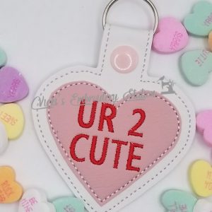 UR 2 Cute Heart Key Fob VES