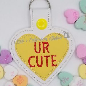 UR Cute Heart Key Fob VES