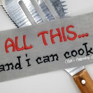 All This...And I Can Cook! Word Art VES