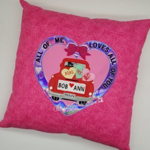 Conversation Hearts Red Truck VES