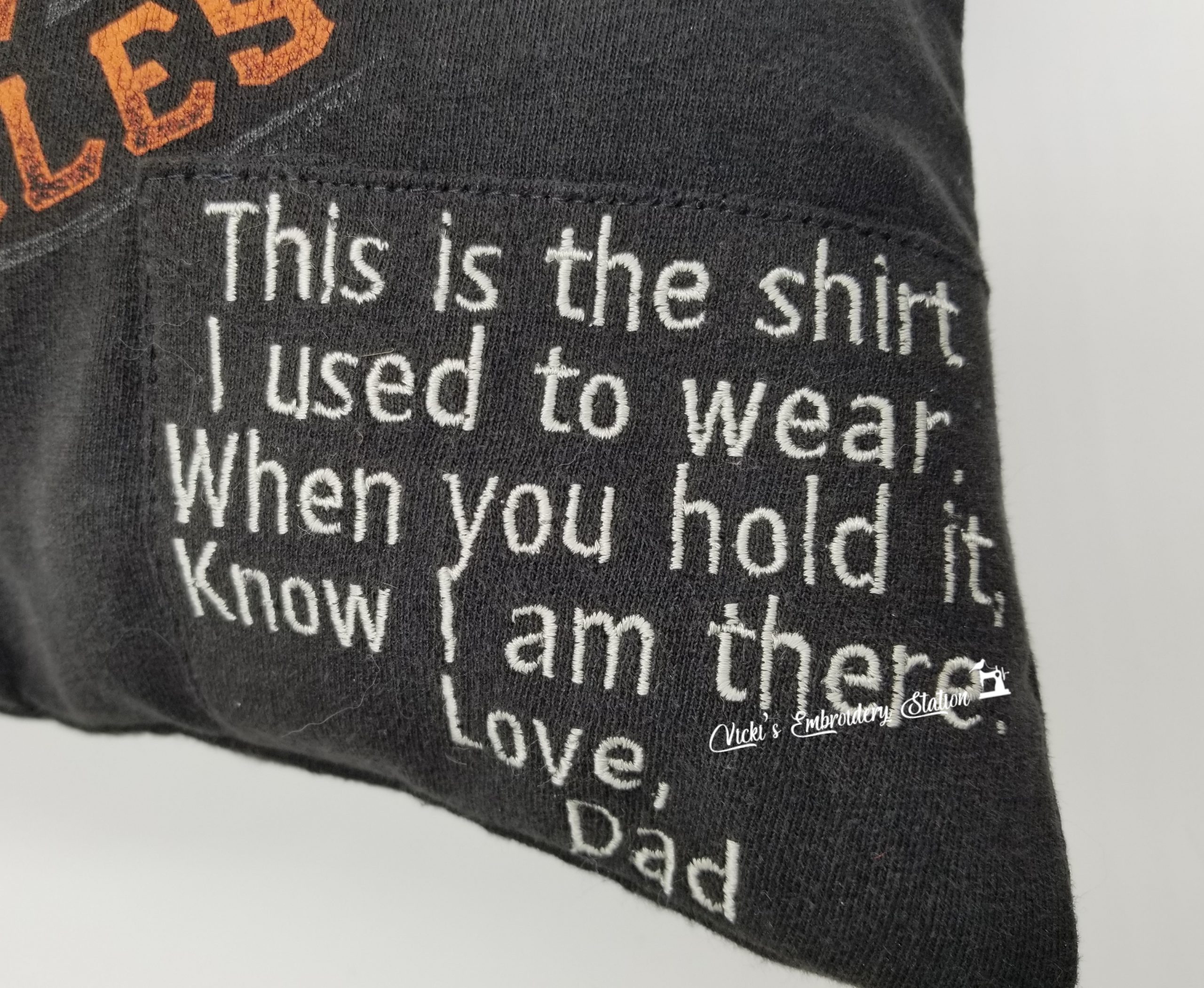 This Is The Shirt I Used To Wear Memory Saying VES