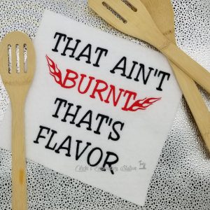 That Ain't Burnt That's Flavor Word Art VES