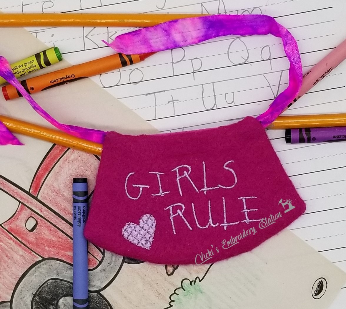 Encouragement Buddies Girls Rule Cape VES