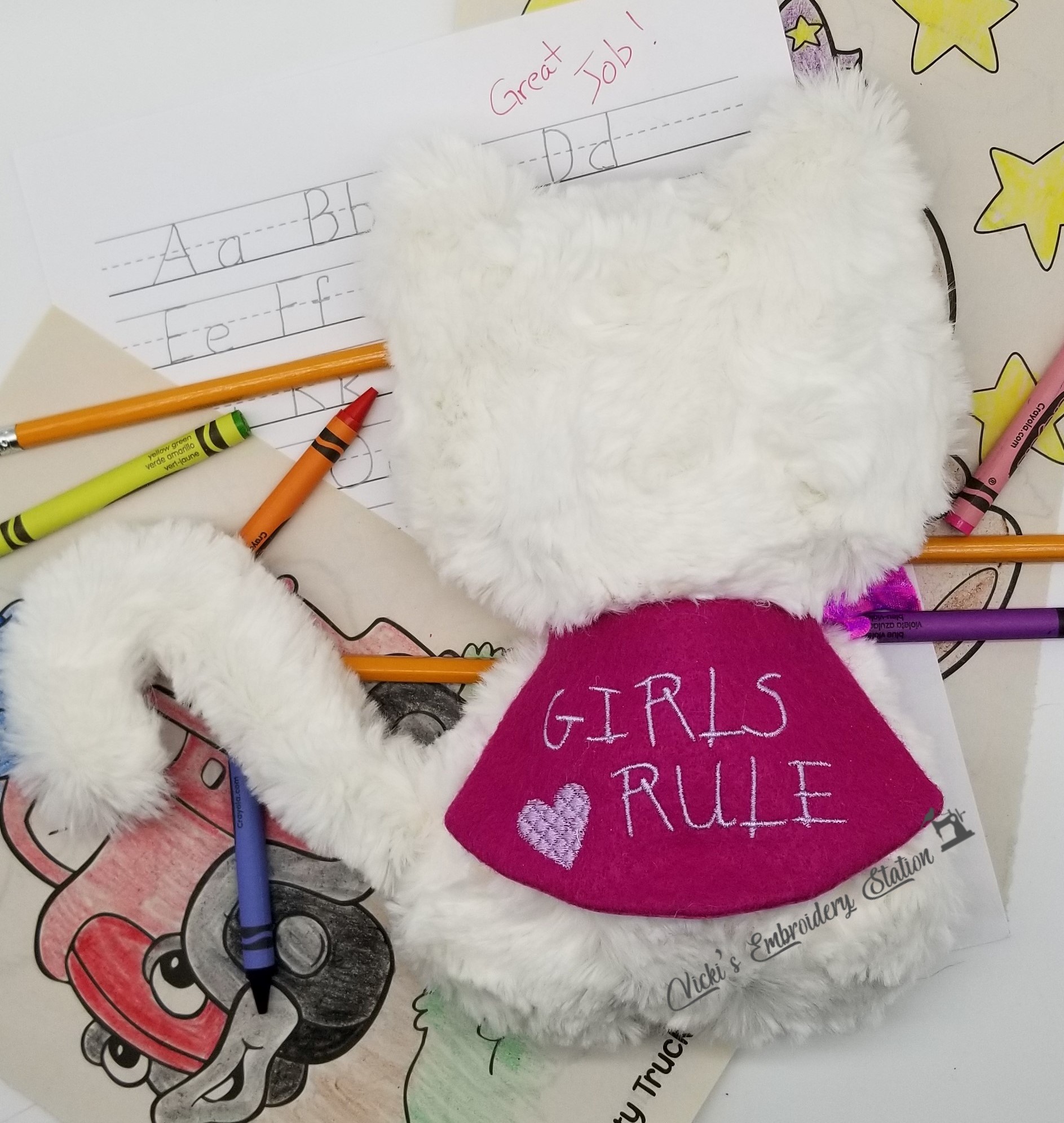 Encouragement Buddies Girls Rule Cape VES - Image 2