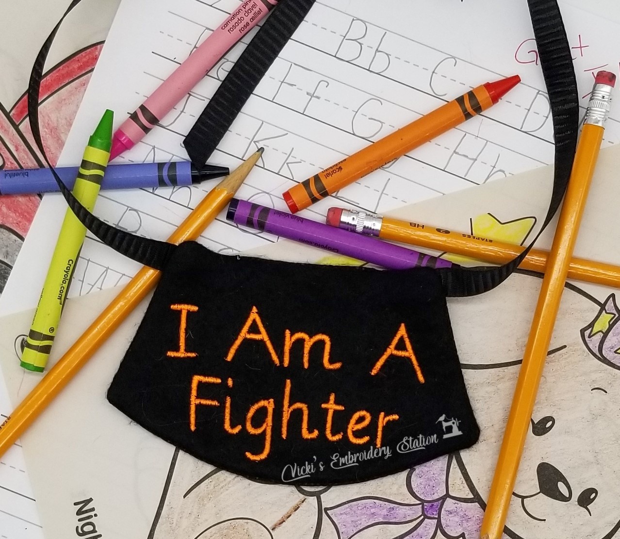Encouragement Buddies I Am A Fighter Cape VES