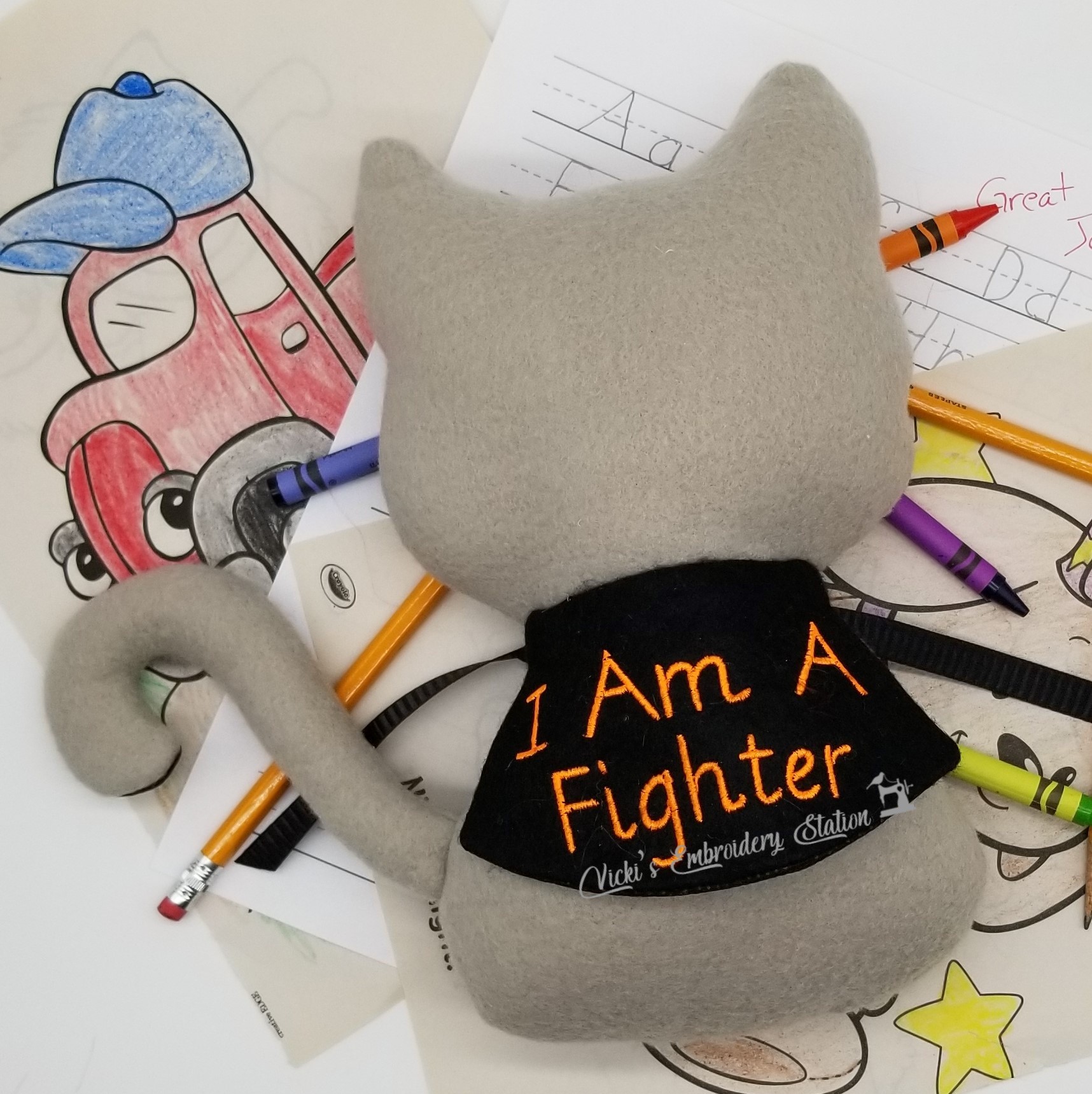Encouragement Buddies I Am A Fighter Cape VES - Image 2