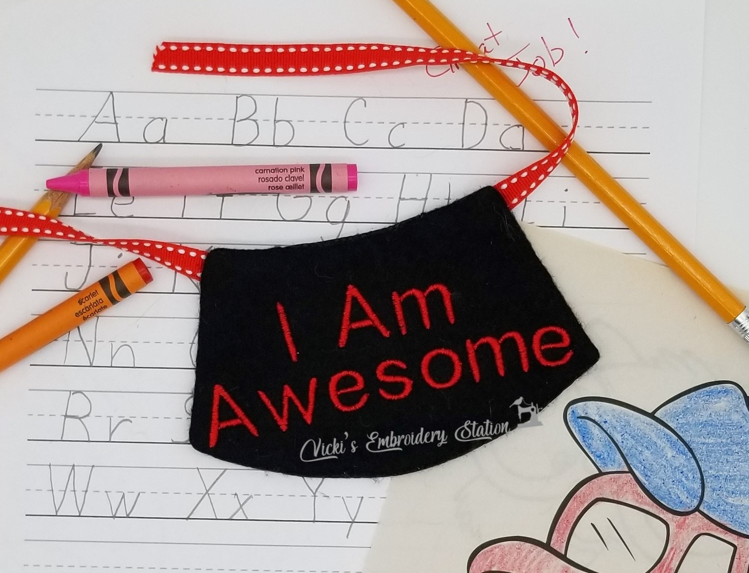Encouragement Buddies I Am Awesome Cape VES