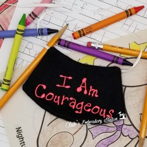 Encouragement Buddies I am Courageous Cape VES