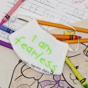 Encouragement Buddies I Am Fearless Cape VES