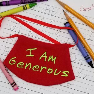 Encouragement Buddies I Am Generous Cape VES
